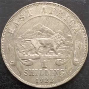 East Africa 1 Shilling 1921 1925