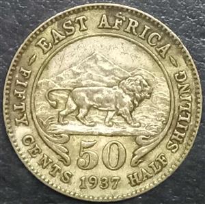 East Africa 50 Cent 1937 1944 Birmingham