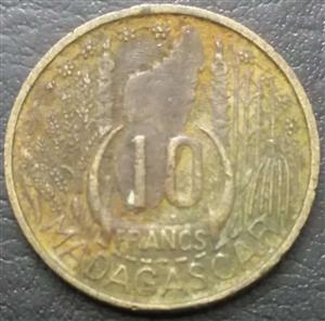 Madagascar 10 Franc 1953 
