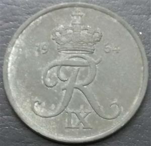 Denmark 5 Øre 1950 1955