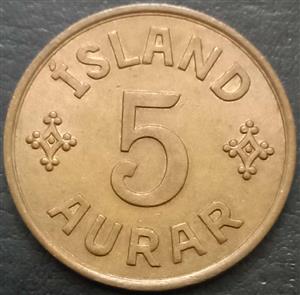 Iceland 5 Aurar 1940 1942