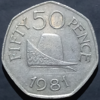 Guernsey 50 Pence 1979 1984