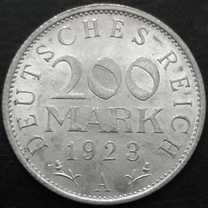 Germany 200 Mark 1923 
