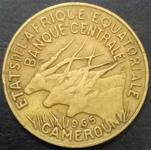 Central African States 10 Franc 1965 1973