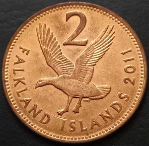 Falkland Islands 2 Pence 2004 2011