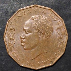 Tanzania 5 Senti 1966 1984