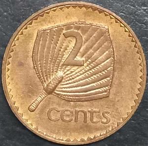 Fiji 2 Cent 1990 2001