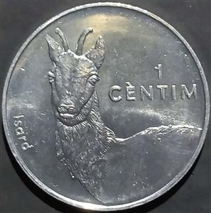 Andorra 1 Cèntim 2002 Isard