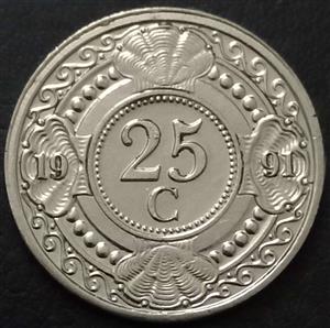 Neth. Antilles 25 Cent 1989 2024