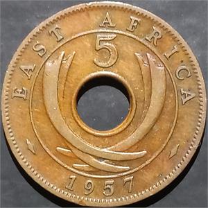 East Africa 5 Cents 1955~1963
