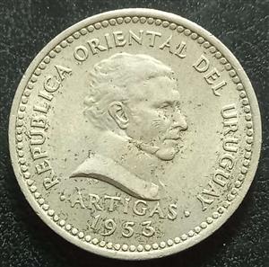 Uruguay 5 Centésimo 1953 