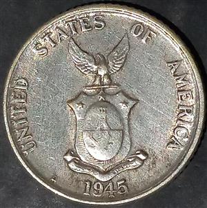 Philippines 20 Centavos 1937 1945