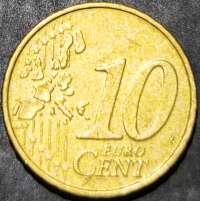 Netherlands 10 Euro Cents 1999