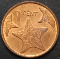 Bahamas 1 Cent 2014-2015 Magnetic