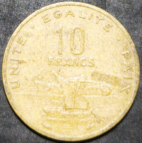 Djibouti 10 Francs 1977~2017