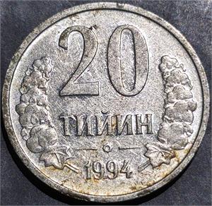 Uzbekistan 20 Tiyin 1994