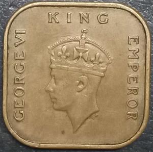 Malaysia 1 Cent 1939 1941