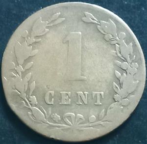 Netherlands 1 Cent 1877 1900
