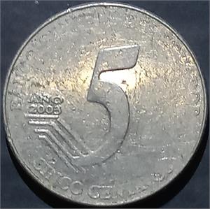 Ecuador 5 Centavos 2000 2005