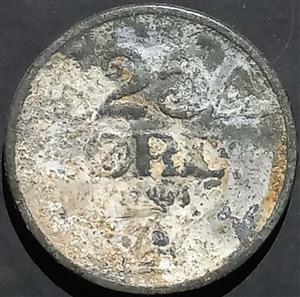 Norway 25 Øre 1943~1945 Zinc
