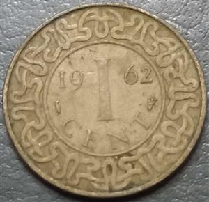 Suriname 1 Cent 1962 1972