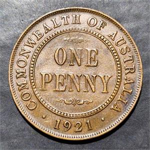 Australia 1 Penny 1911 1936