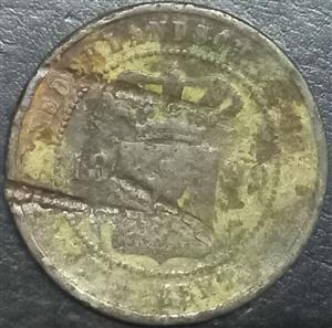 Indonesia 2 ½ Cent 1856-1913 Axe