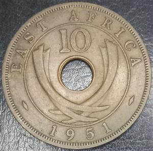 East Africa 10 Cent 1949-1952