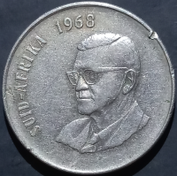 South Africa 50 Cents 1968