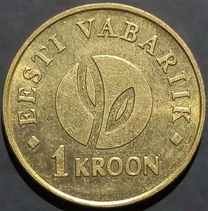 Estonia 1 Kroon 2008 Independence