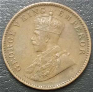 India - British ¼ Anna 1912 1936