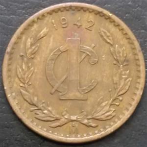 Mexico 1 Centavo 1905 1949