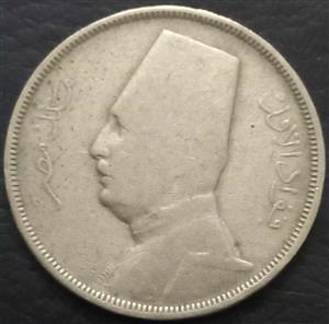 Egypt 5 Millieme 1929 1935