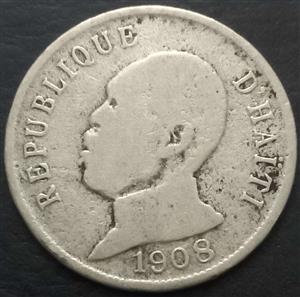 Haiti 50 Centime 1907 1908