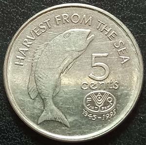 Fiji 5 Cent 1995 