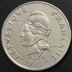 French Polynesia 10 Franc 1972 2005