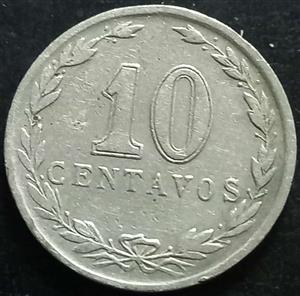 Argentina 10 Centavo 1896 1942