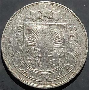 Latvia 10 Santimu 1922 