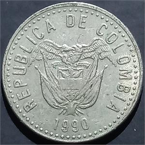 Colombia 10 Pesos 1989 1993