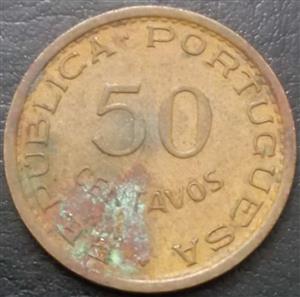 Mozambique 50 Centavo 1973 1974