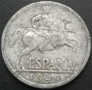 Spain 10 Centimo 1940 1953