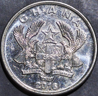 Ghana 10 Pesewas 2007 2016