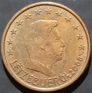 Luxembourg 1 Euro Cent 2007 2008