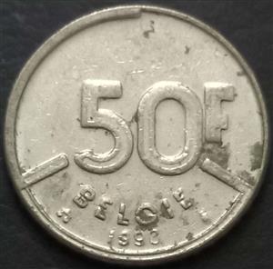 Belgium 50 Franc 1987 1993