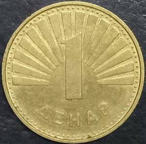 Macedonia 1 Denar 1993 2014