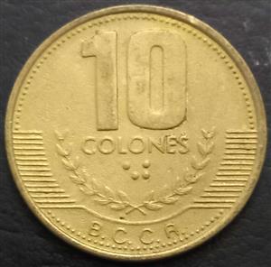 Costa Rica 10 Colones 1999 