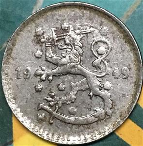 Finland 1 Markka 1943 1952