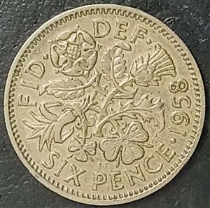 Great Britain 6 Penny 1954 1970