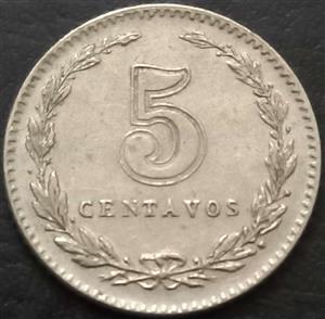 Argentina 5 Centavo 1896 1942
