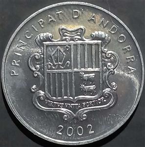 Andorra 1 Cèntim 2002 Agnus Dei